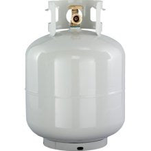 Propane cylinder: 20 lbs