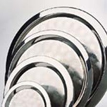 Serving Trays: Stainless Steel 14 swirl