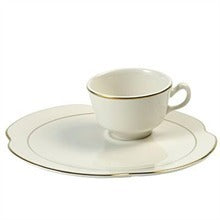 Gold Band: 9 Snack Plate w/ Cup