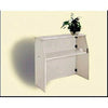 4' portable bar-white finish-2pc.