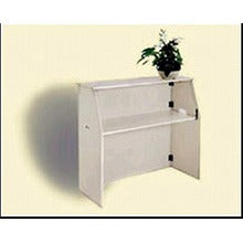 4' portable bar-white finish-2pc.